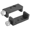 Adjustable Aluminum Alloy Mobile Device Holder Compact and Portable Clip with Anti Slip Silicone Pad Enhances Stability