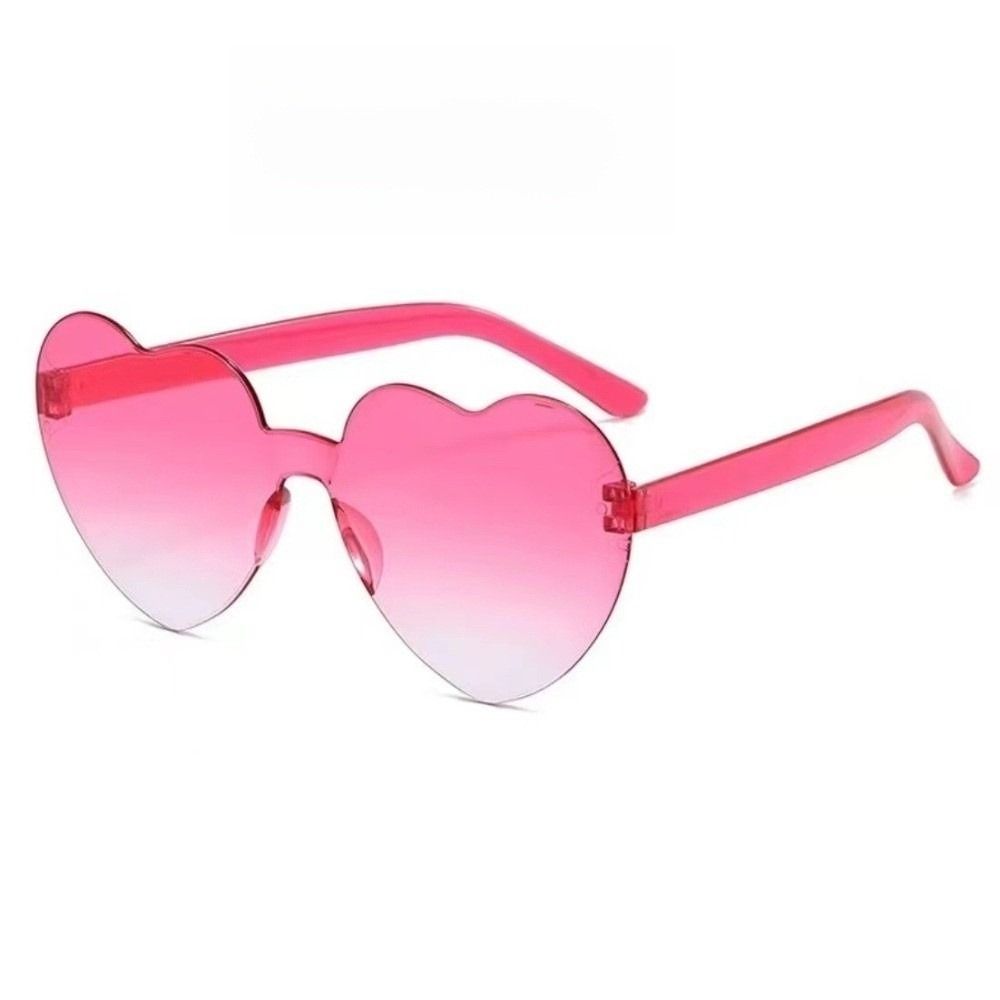 Trendy Love Heart Shape Sunglasses Fashion Colorful Gradient Sunglasses Summer