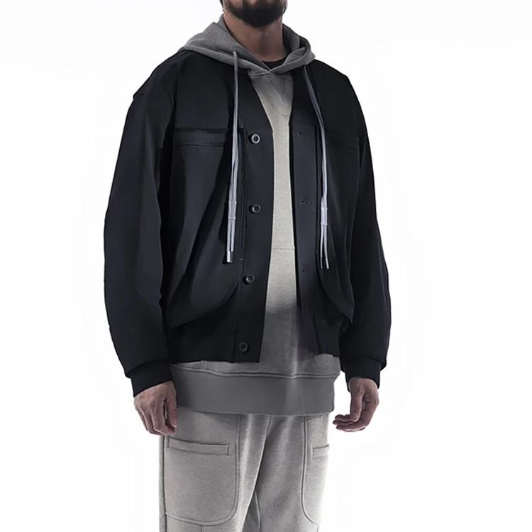 Men's Jacket Li-Ning Li Ning Li Ning X Jackie Chan Kung Fu Collection Jacket Men's Black