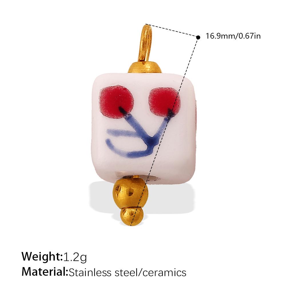 Корейский стиль, кулон-божья коровка, ожерелье - Милый, красочный, универсальный дизайн