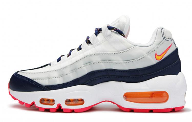 

Nike Air Max 95 Midnight Navy Pure Platinum Laser Orange Women s 307960-405 36