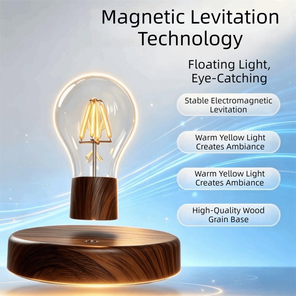 Rotating Floating Lamp 3D Print Night Light Creative Magnetic Lamp  Home Decor