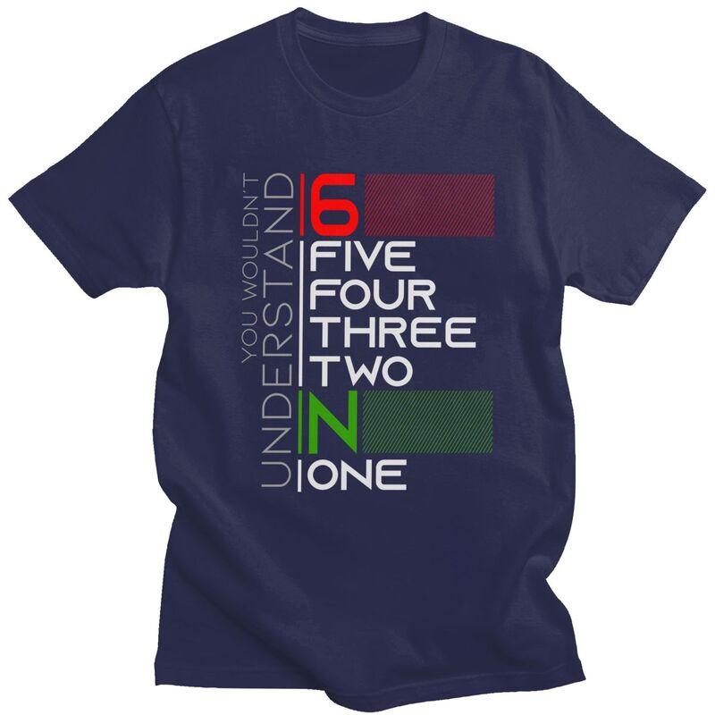 65432N1 Motorcycle Gear T Shirt for Men Pure Cotton Tshirt Casual Tee Short Sleeve Motorbike Motocross Motor Sport Tshirts