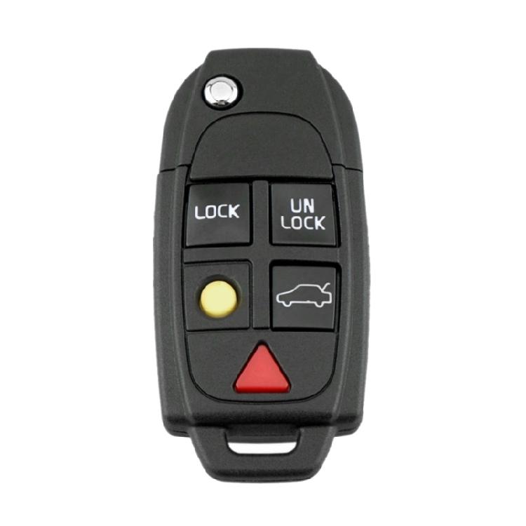 Versatile 5 Button Remote Key Holder Trendy 5 Key Folding Key Case for Vehicle