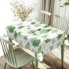 1pc Rectangular Tablecloth with Spring Summer Eucalyptus & Grape Leaf Floral Print - Durable Polyester Machine- Indoor/Outdoor Use for Coffee Shops, W