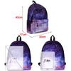 Fashionable And Large Capacity Women Girl Galaxy Starry School Bag For Teens
