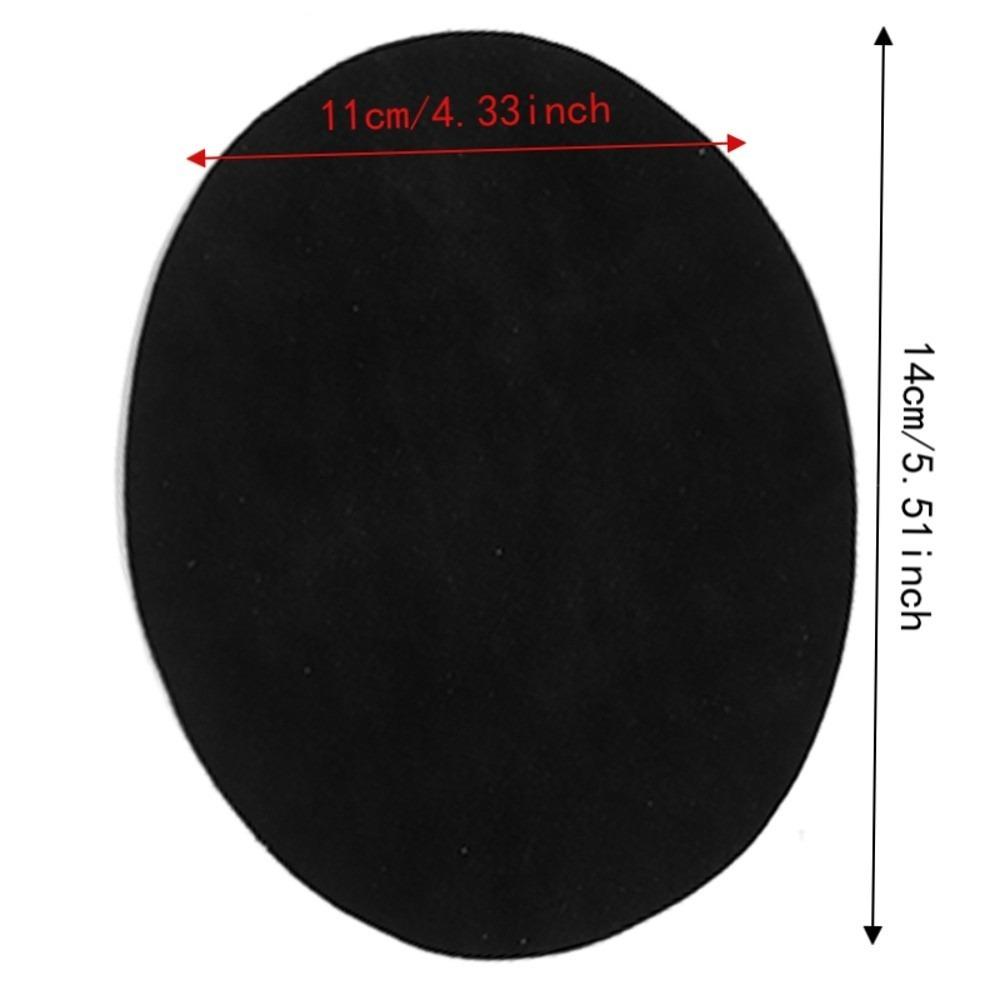 10pcs Oval Shape Elbow Repair Patches Iron-On Fabric Repair Patches DIY Crafts