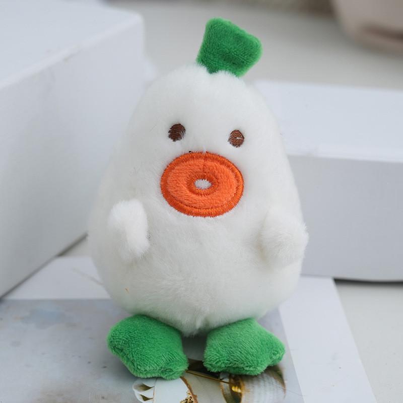 Cute Plush Keychain With Creative Design Perfect For Student Bookbag Accessories