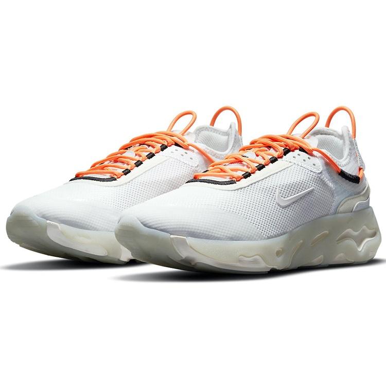 Nike React Live Shoes White/Orange Men's CV1772-102