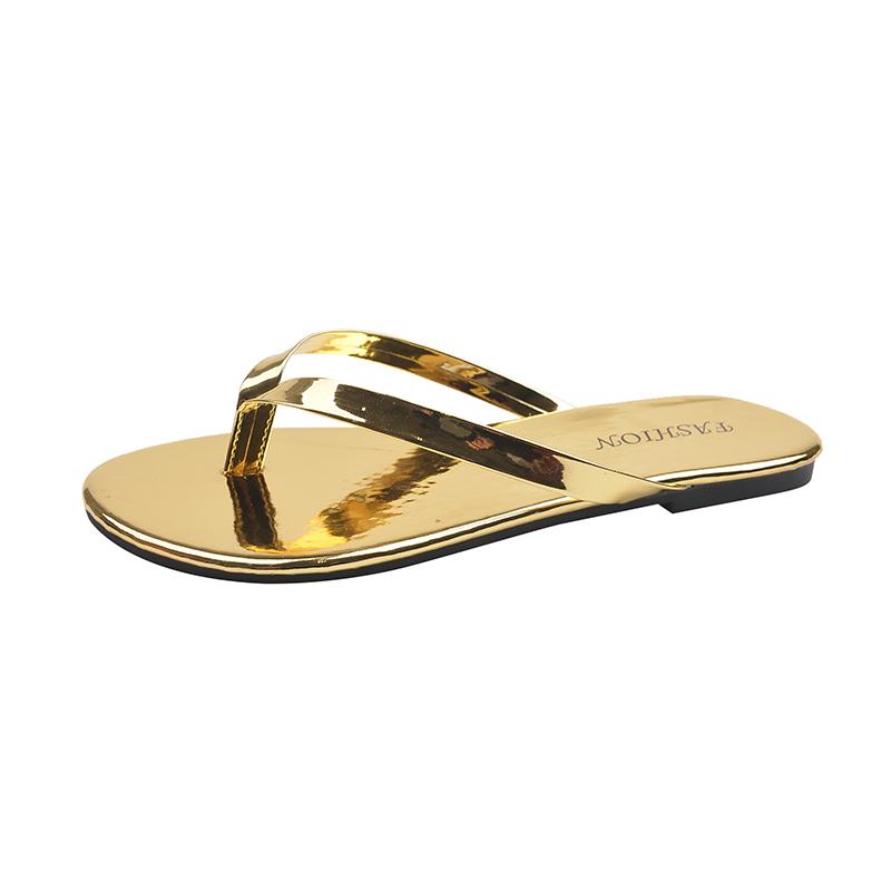 Fashion Flip Flops Women Summer Outside Flat Bottomed Beach Shoes Sandals Shoes for Women Slippers Slide Indoor House Chaussure Femme