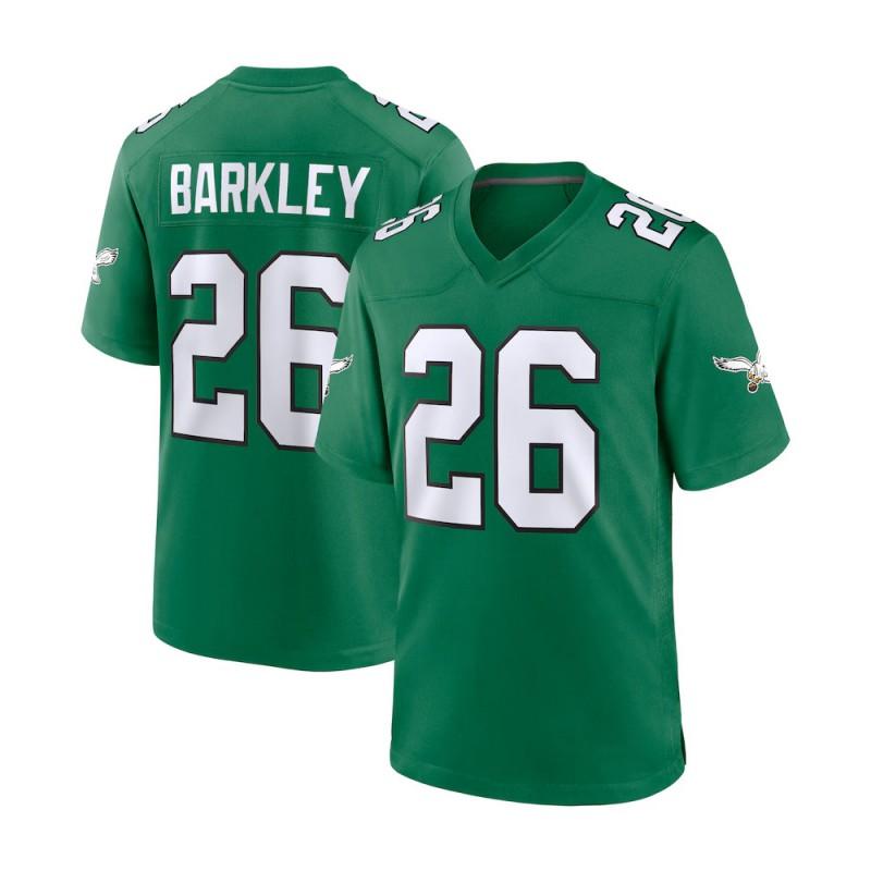 Philadelphia Eagles NFL Football Jersey Jalen Hurts 1 Saquon Barkley 26 Embroidered Team Sportswear Men