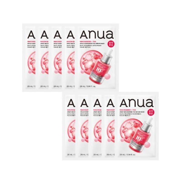 ANUA Niacinamide TXA Dark Spot Serum Mask 28ml ×10