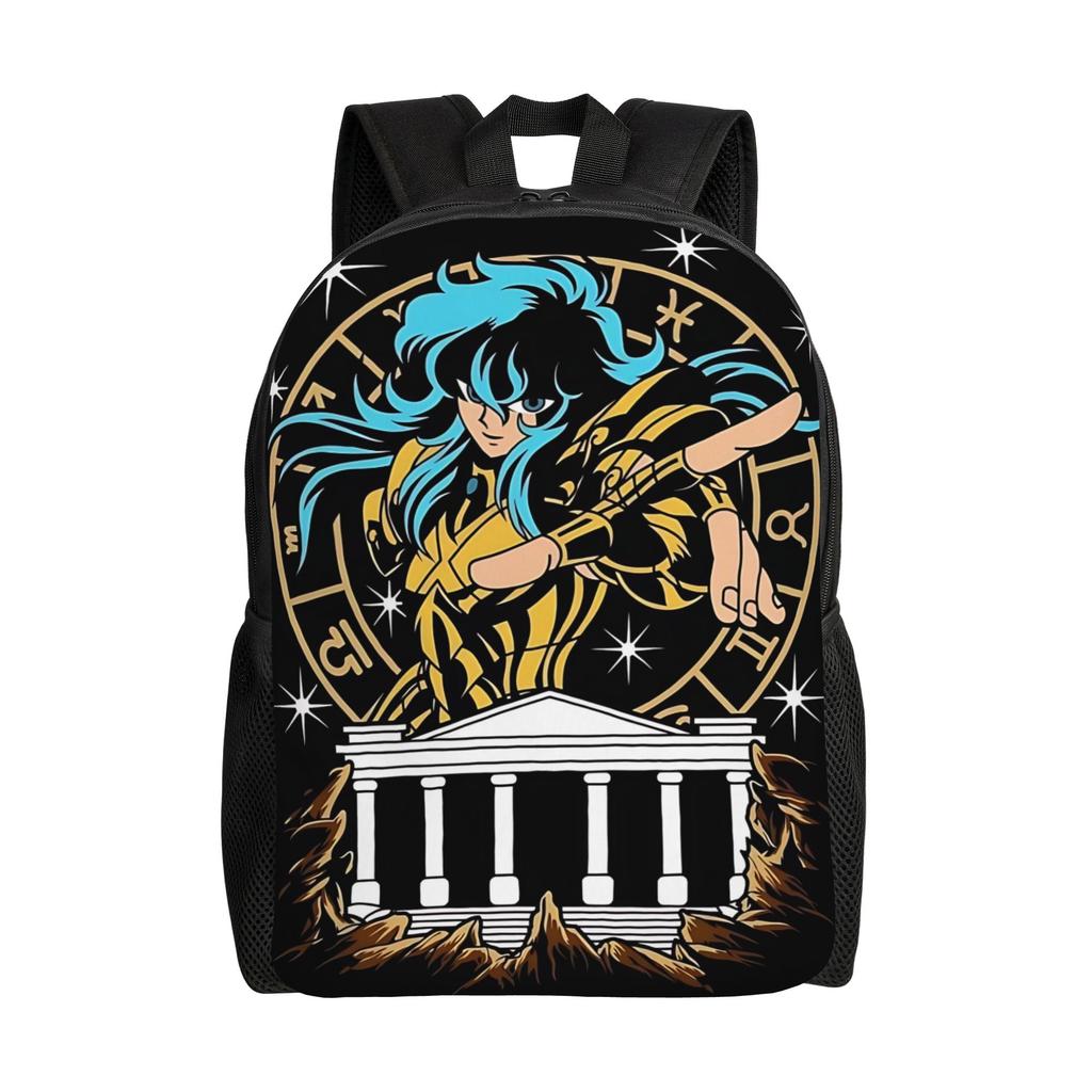 Saint Seiya Backpack Ita Bag  Mochila Light School Retro Washable Rucksack