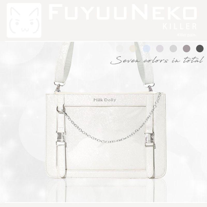 

Плавающий Кот Оригинальный Локомотив Кроссбоди Нейтральный Мультяшный Рюкзак The diamonds are white. In stock