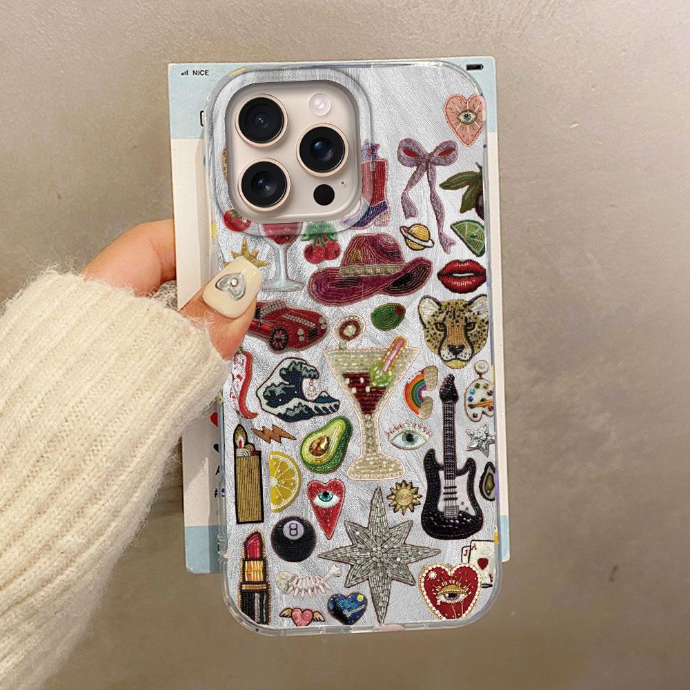 Heart Sun Face Eyes Bowknow Women Girls Phone Case for iphone 16 15 14 7 8 Plus 13 11 12 Pro Max X XS XR SE 2022 2020 16e Cover