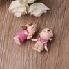 1Pair Miniature Lover Figures Bonsai Succulent Garden Smiling Couple Ornaments