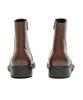 Mellos (Handmade) Square Toe Zip-Up Boots - Brown