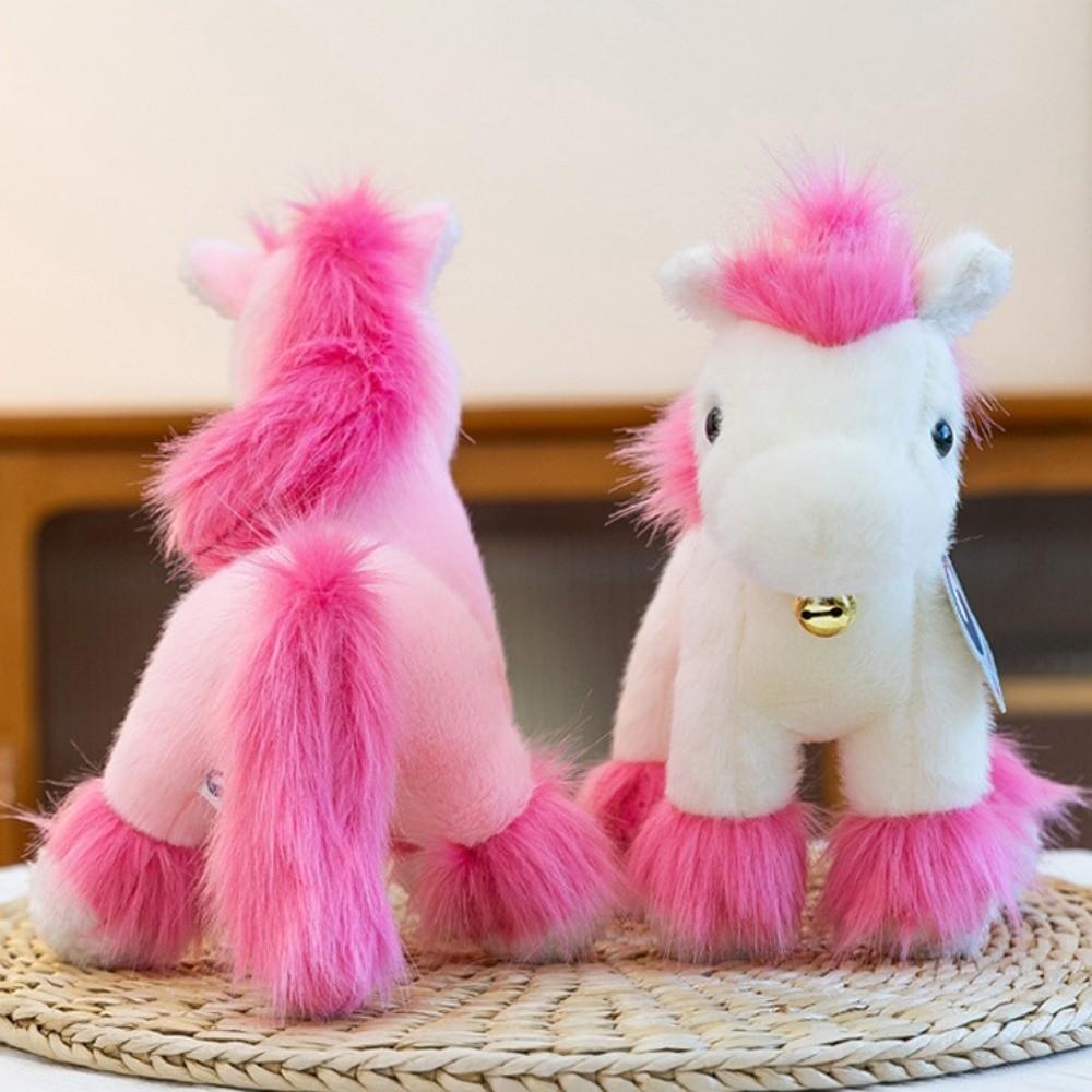 Bell 2026 Horse Plush Doll Mascot Zodiac Pony Figurine Plush Toys Stuffed Horse Toy Festive Decor