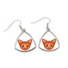 Abyssinian - Elegant Metal Earrings As a Gift from the Brand