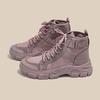Fashion Hot Selling 2025 Best-selling Thin Breathable High Top Canva Shoe British Style  The Thick Soled Single Boots Platform Sneakers