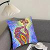 A-Alex Greyy Trippy Psychedelic Cushion Cover Pillowcase Ultra Soft Skin Friendly Fabric Cloud Like Comfort & Concealed Zipper