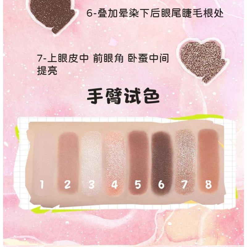 Jelly Bubble - 8 Colors Eyeshadow Palette - J002