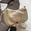IELGY Baguette Bag All-Match Underarm Bag Large Capacity Fashion