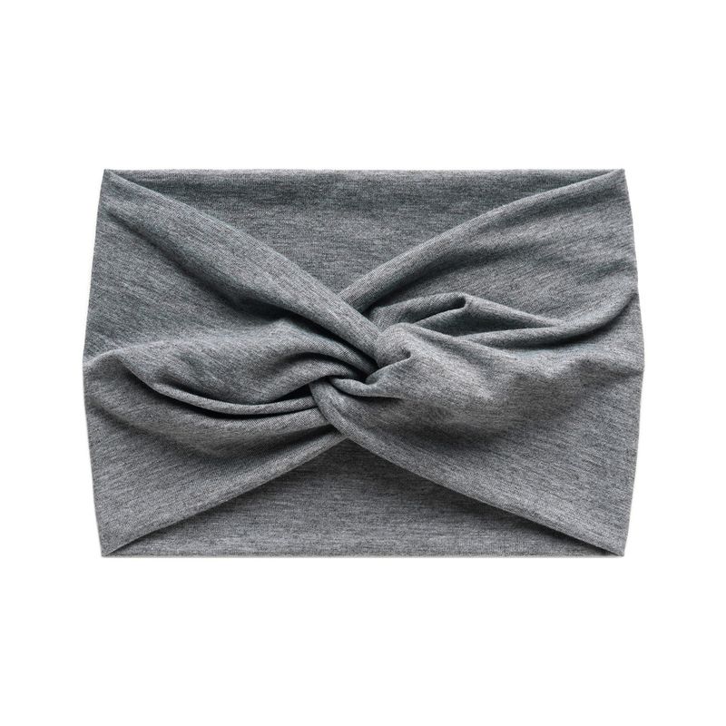 

Fashion 18cm Pure Color Wide Cross Elastic Sports Yoga Hair Band Women s Antiperspirant Sweat Headband Hair Accessories Hair Band Dark Gray