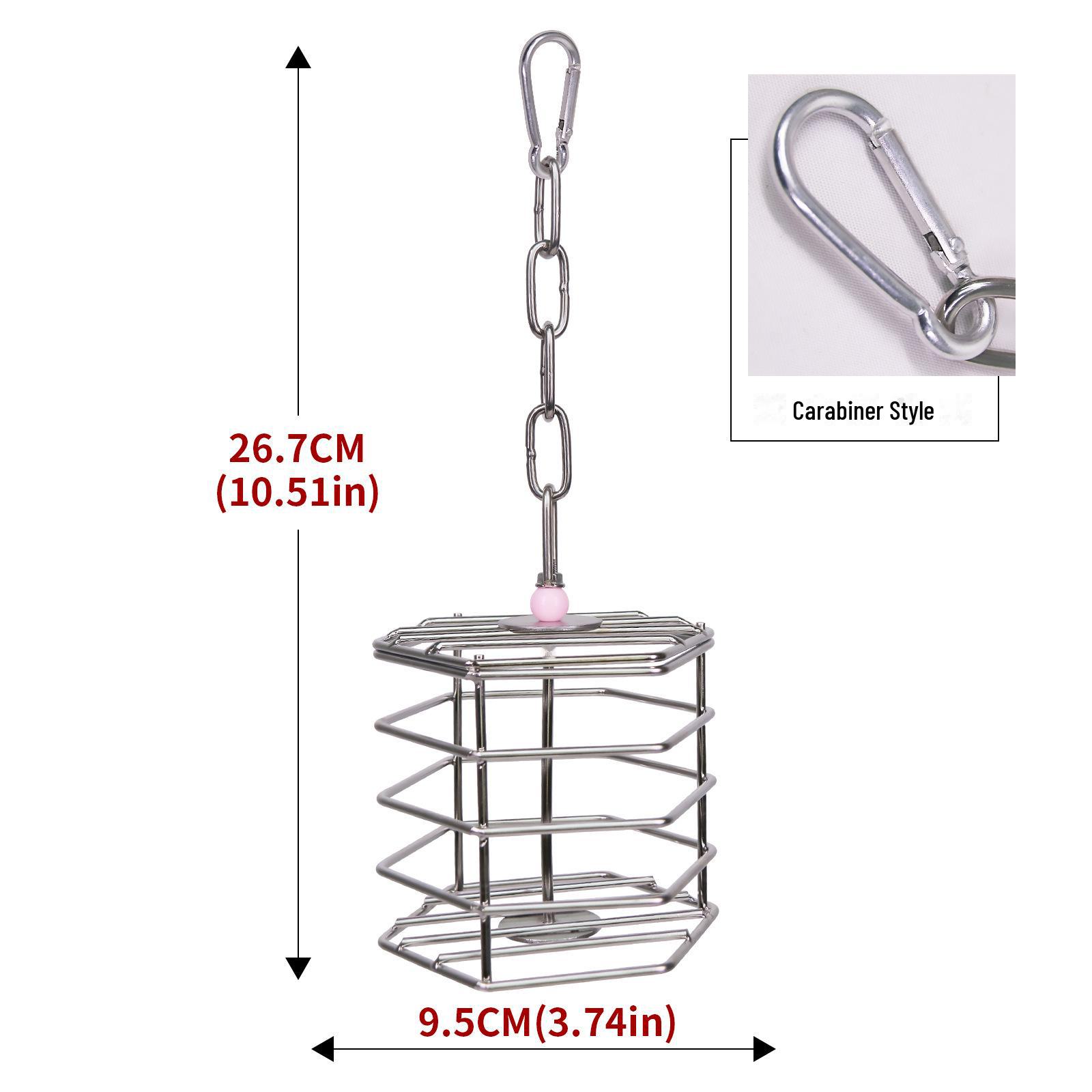 

Игрушка-кормушка из нержавеющей стали для птиц