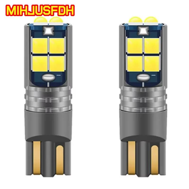 2Pcs High Quality T10 W5W Super Bright Car Interior Reading Dome Light Marker Lamp 168 194 LED Auto Wedge Parking Bulbs Orange