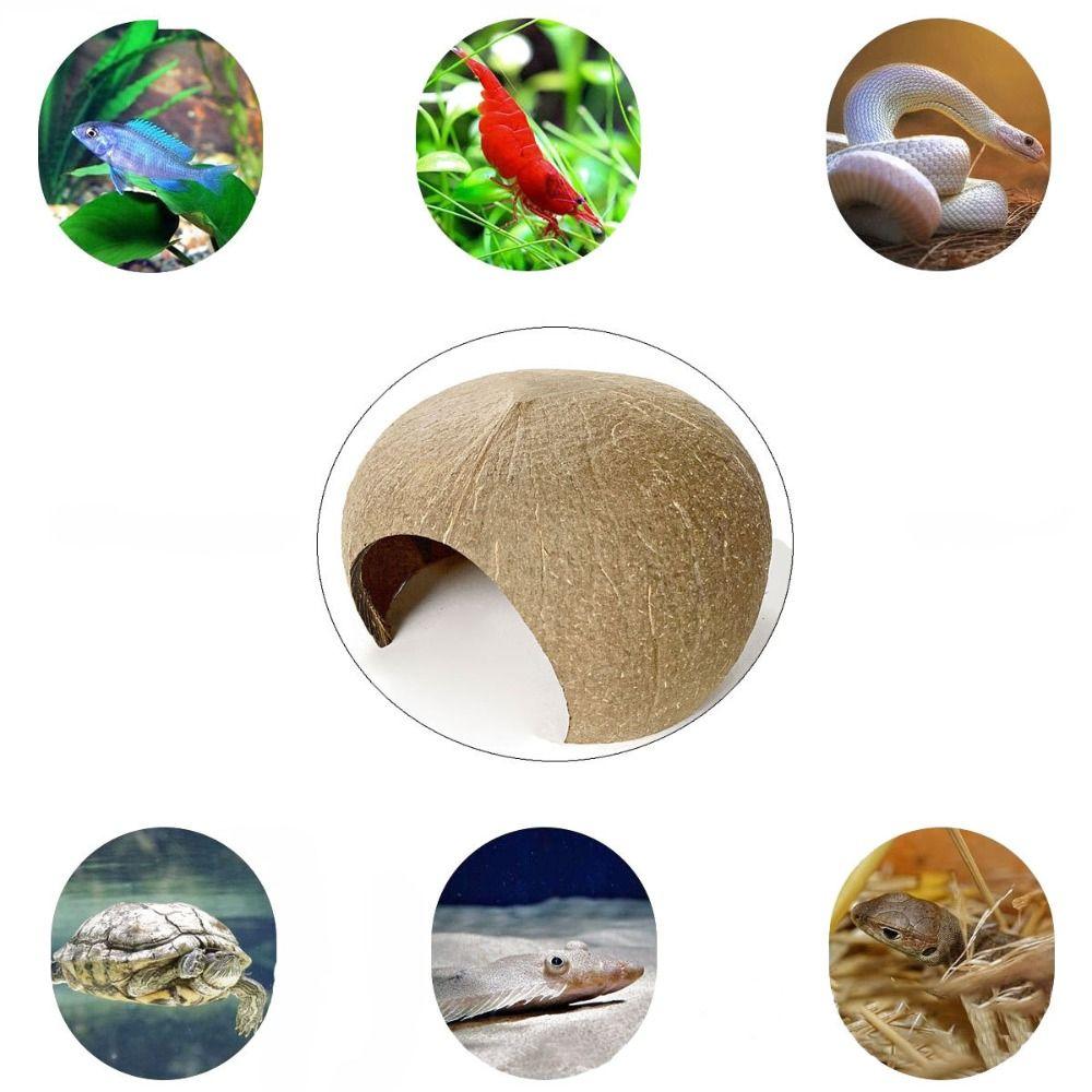 Kleintierspielzeug Hamster Kokosnusskäfig Bissfest Meerschweinchen Versteck Hamsterhaus Hamster