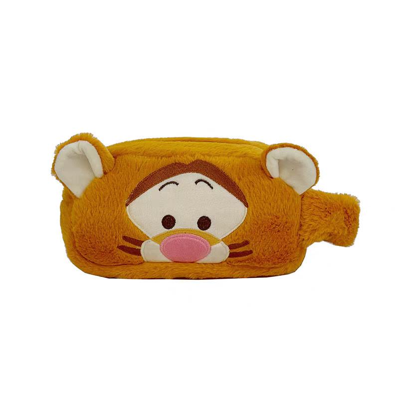 Meine Freunde Tigger Pooh Cartoon Plüsch Federmäppchen Weiches Material Niedliches Tierdesign Für Kinder Schulbedarf