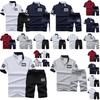 Men Stand Collar Crew Neck T-shirt Shorts Suit Comfortable And Breathable Set For Casual Style
