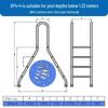 Jundingying Double-Sided Swimming Pool Ladder