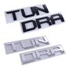 3D ABS TUN DRA Emblem Letters Car Rear Trunk Badge Nameplate Decal Sticker Accessories