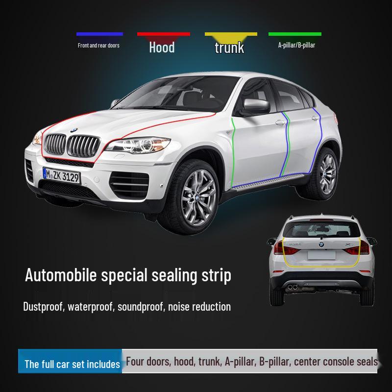 Honda Tür-Schallschutz-Dichtungsstreifen für Accord, Civic, Fit und mehr