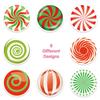 Xh097 Stickable Adorable Christmas Candy Labels For Creative Projects Holiday