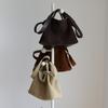 Elegant Brown Suede Shoulder Bag – Soft & Stylish Handbag for Everyday Use