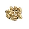 X Autohaux 10pcs M8 x 1.25 Thread Brass Straight Grease Nipple Fitting for Car