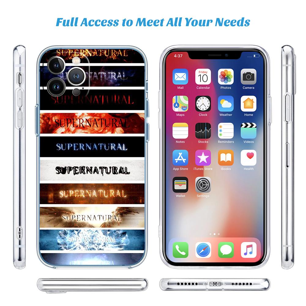 CJ95 S-Supernaturals Phone Case for Motorola Moto G10 G20 G30 G31 G32 G34 G35 G41 G42 G50 G51 G52 G55 G60 G60S G62 G71 G72 G75