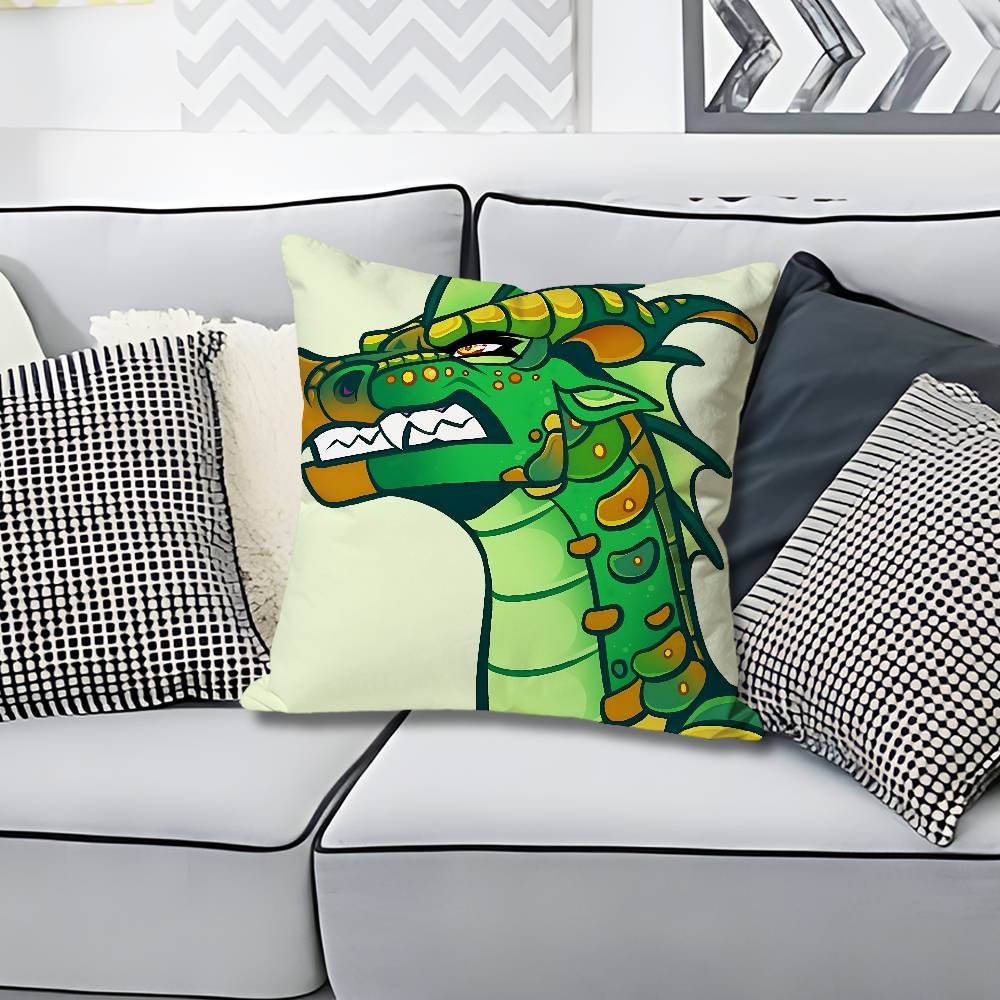 WWings of FFire Dragon Various Sizes Square Pillow Case For Car Home Bedchamber Decor Custom Valentine gift