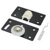 Sliding Door Track Roller Set - Wear-Resistant Concave Wheel for Cabinet Doors, High-Quality Cold-Rolled Steel