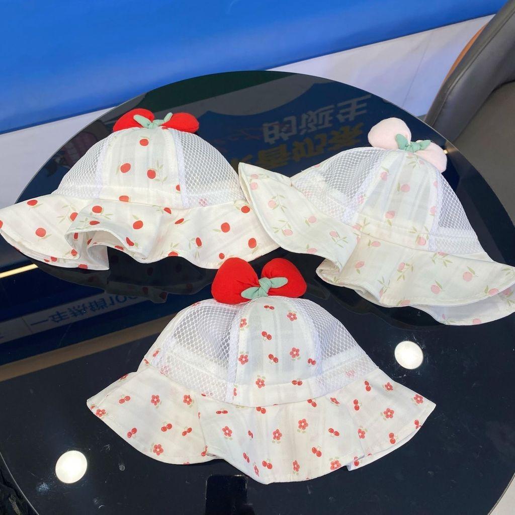 Baby Girl Sun Hat With Wide Brim Cotton Shade For Spring Summer Protection