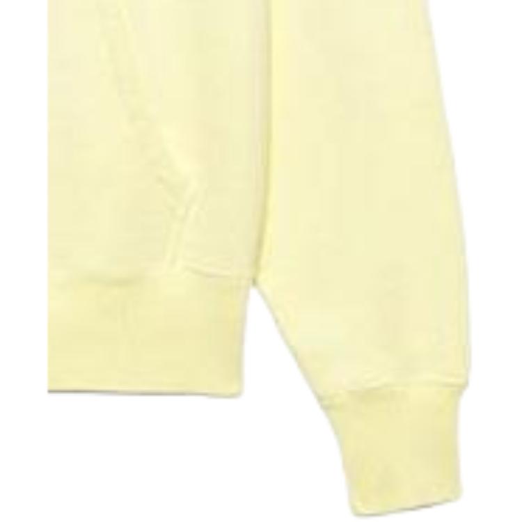 Amiparis Ss22 Logo Heart Drawstring Half Zip Pullover Sweatshirt Men sweatshirt Yellow USW502-747703