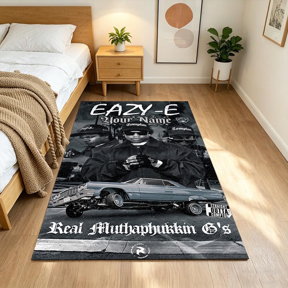 2pac Customize Your Name Carpet Suitable for Decorate Room Study Room Game Room Playrooms Antislip Carpet Decorate Offices