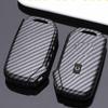 Carbon ABS Key Fob Cover Case for Kia Remote Case Holder K5 Sportage Stinger Forte