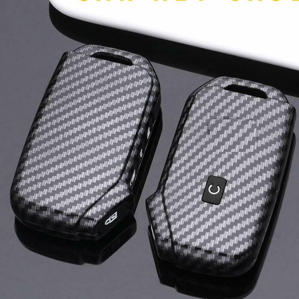 Carbon ABS Key Fob Cover Case for Kia Remote Case Holder K5 Sportage Stinger Forte
