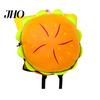 Novelty Food Backpack Hamburger with Adjustable Straps Realistic 3D Design Trendy Large Capacity Spacious Compartments Cheeseburger Storage Pouch