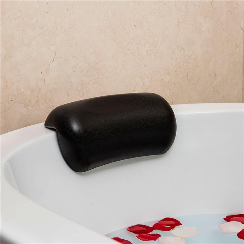Waterproof Bath Pillow With Suction Cups For Spa And Home Bathroom Use
