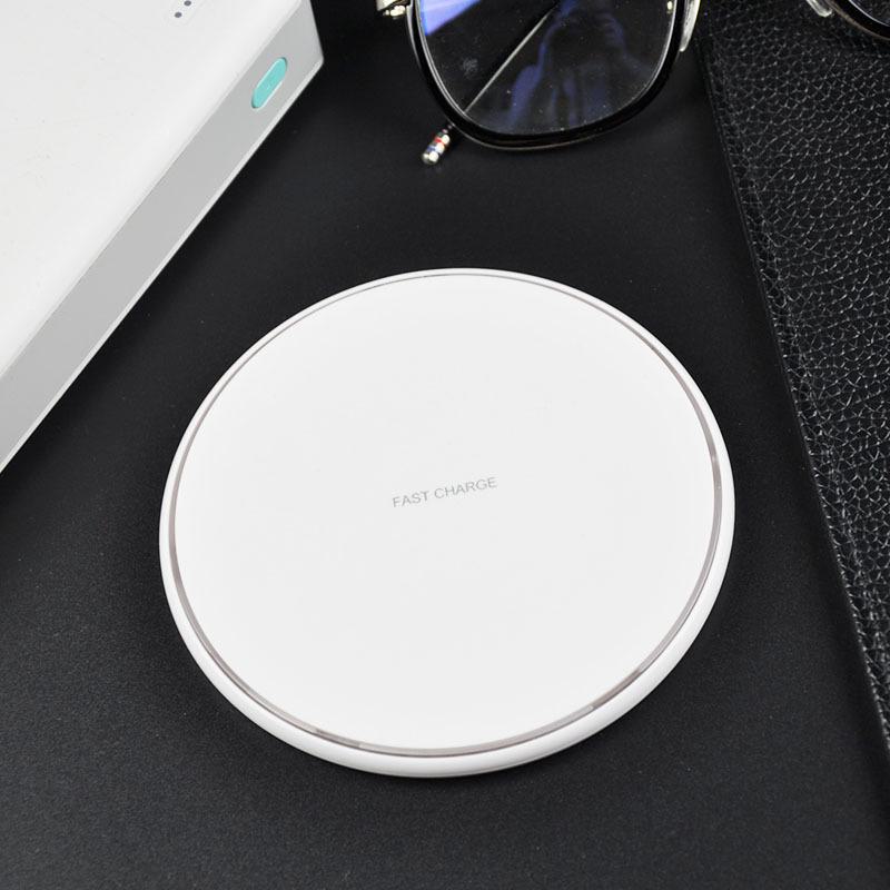 Okrągła ładowarka bezprzewodowa 15W do szybkiego ładowania telefonów Apple, Android, Huawei, Xiaomi, Samsung